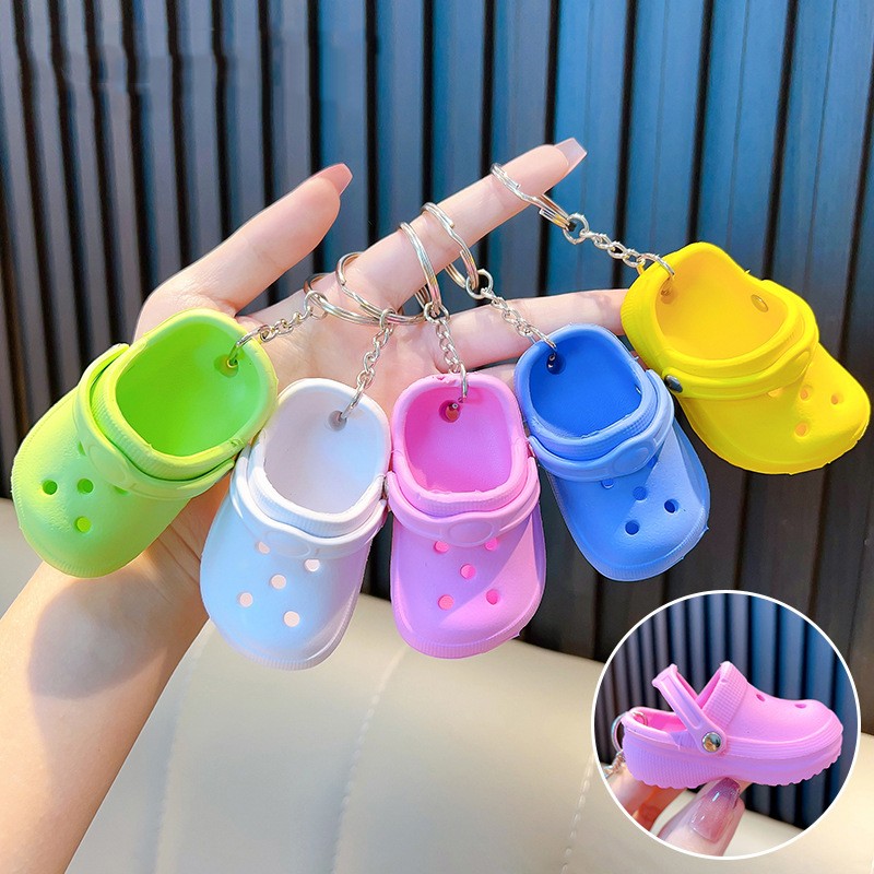 1PC Mini Slipper Shoes Keychai - Women'S Shoes Crocs ulasan dan harga