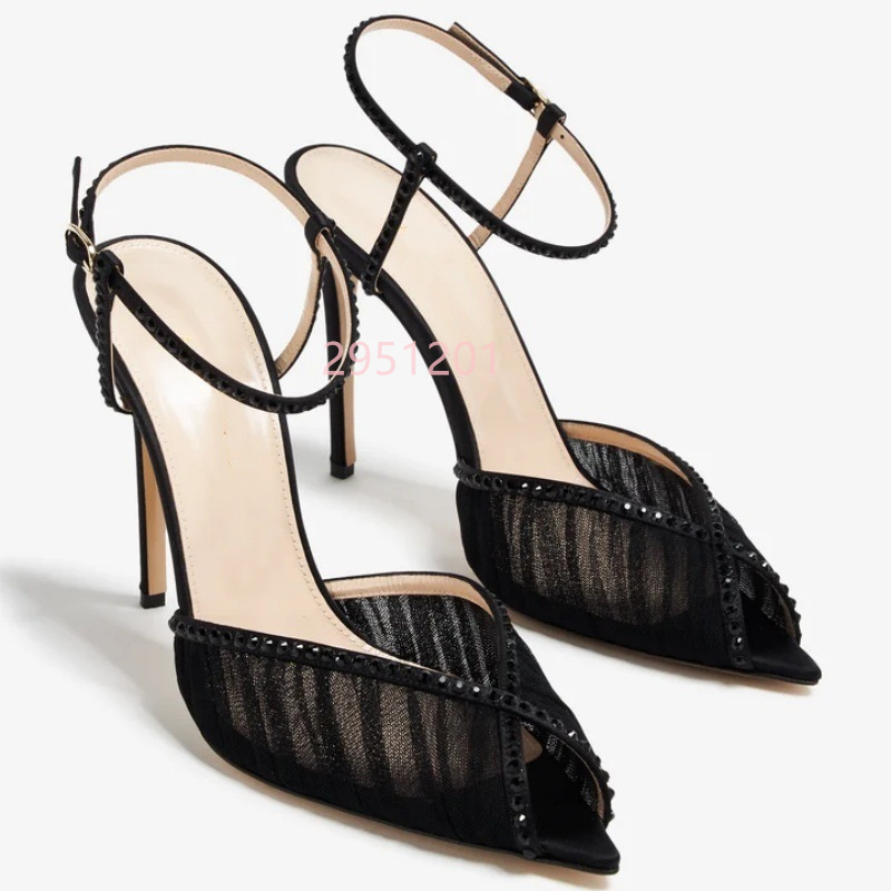 Peep Toe Mesh Pumps Buckles St - Women'S Shoes Peep Toe ulasan dan harga